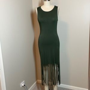 Tight fringe dress *read description